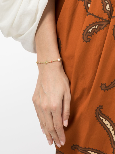 Shop Anni Lu Spirale D'or Charm Bracelet In Gold