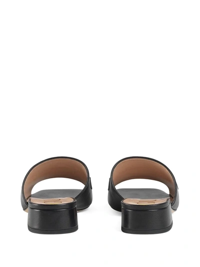 Shop Gucci Zumi 25mm Sandals In Black