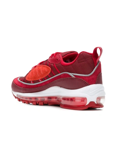 Shop Nike Air Max 98 Sneakers In Red