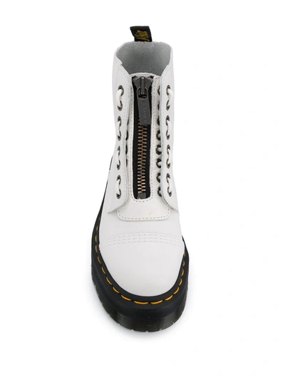 Dr. Martens' Jadon Smooth Platform Boots In White