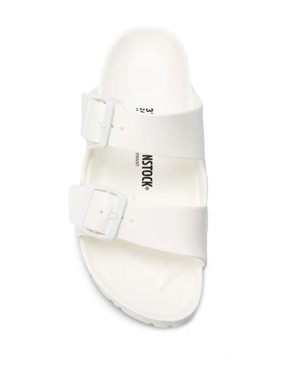 Shop Birkenstock Arizona Buckled Slides In White