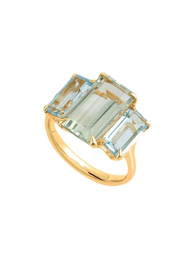 Shop Dinny Hall Trinny Trilogy Ring In Gold