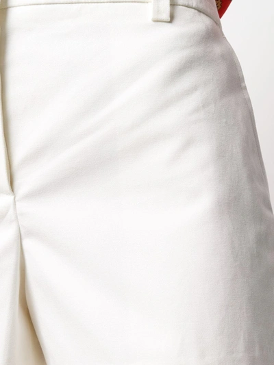 Shop Givenchy Visible Pockets Shorts In White
