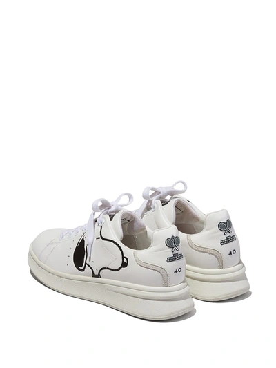 Shop Marc Jacobs X Peanuts The Tennis Sneakers In White