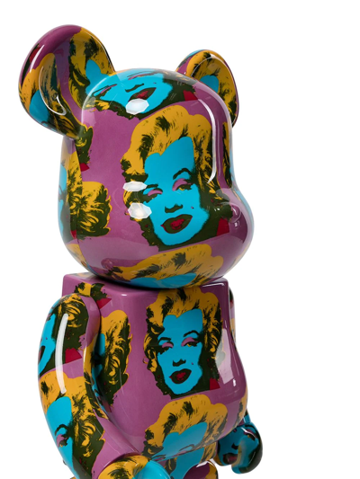 Shop Medicom Toy Bearbrick Andy Warhol's Marilyn Monroe #2 Toy In Mehrfarbig