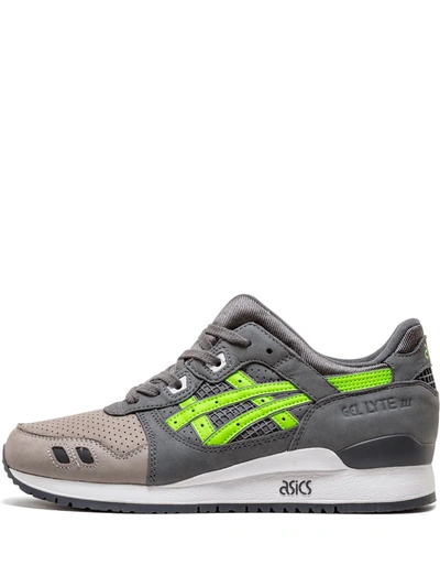 Shop Asics X Ronnie Fieg Gel-lyte 3 "super Green 2016" Sneakers In Grey