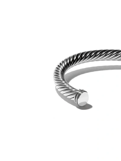 David Yurman 14kt Yellow Gold X Silver Cuff Bracelet In S4