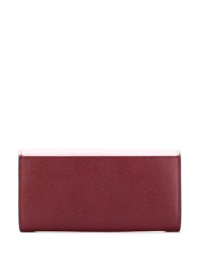 Shop Marni Trunk Continental Wallet In Red