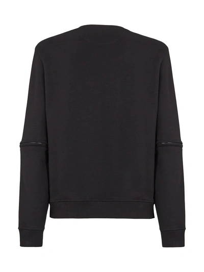 Shop Fendi Bag Bugs-motif Sweatshirt In Black