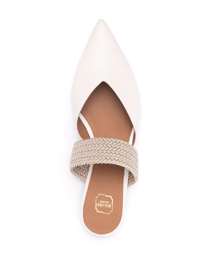 Shop Malone Souliers Maisie Flat Mules In Neutrals