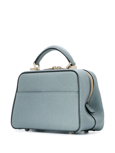 Shop Valextra Small Serie S Tote In Blue