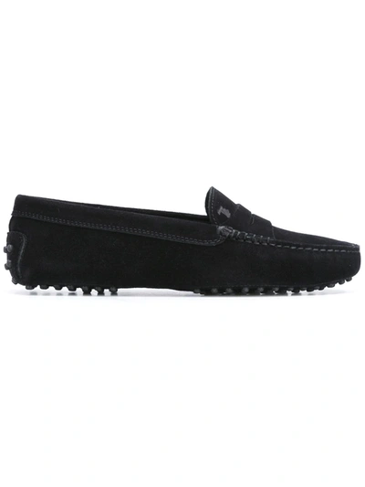 Shop Tod's Gommino Loafers In Black