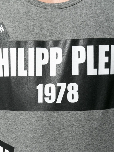 Shop Philipp Plein Pp1978 Tank Top In Grey