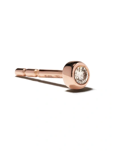 Shop Astley Clarke Icon Nova Diamond Earrings In Rose Gold