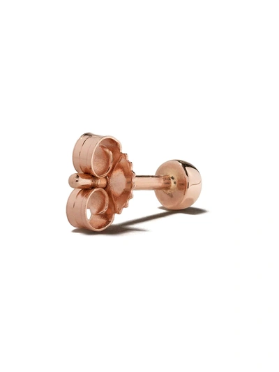 Shop Astley Clarke Icon Nova Diamond Earrings In Rose Gold