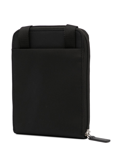 Agnès B. Logo Patch Mini Messenger Bag In 黑色