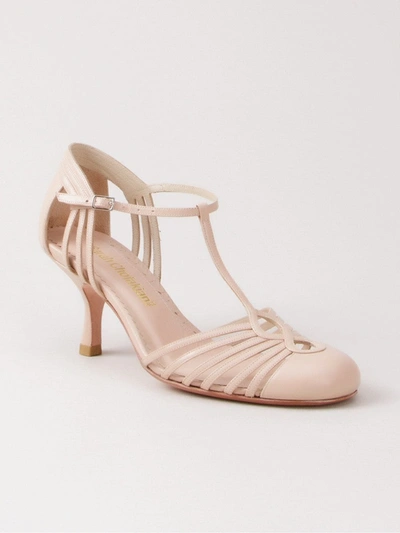 Shop Sarah Chofakian Strappy Sandals In Neutrals