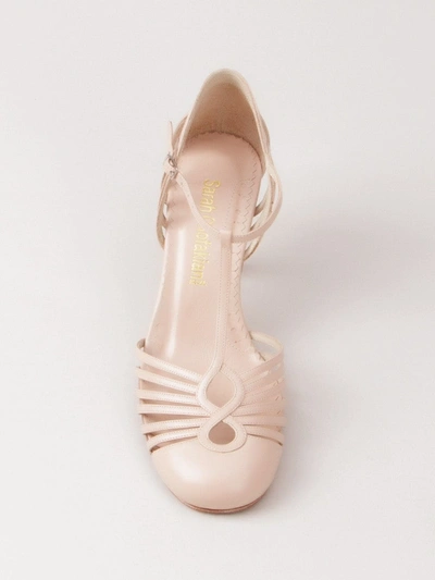 Sarah Chofakian Strappy Sandals In Neutrals