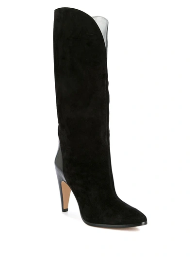 Shop Givenchy Knee-length Heel Boots In Black