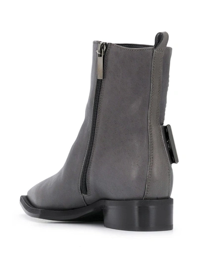 Shop Lorena Antoniazzi Pointed Toe Ankle Boots In Grey