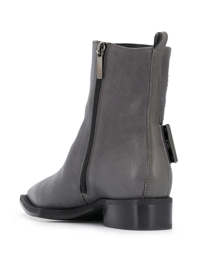 Lorena Antoniazzi Pointed Toe Ankle Boots In Grey