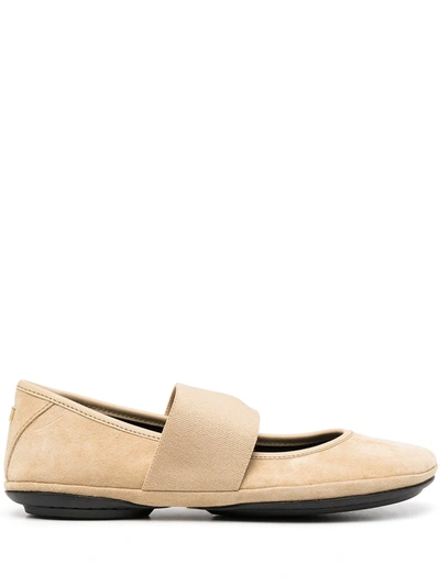 Shop Camper Right Nina Ballerina Shoes In Neutrals