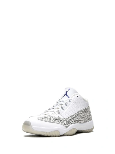 Shop Jordan Air  11 Retro Low "cobalt" Sneakers In White