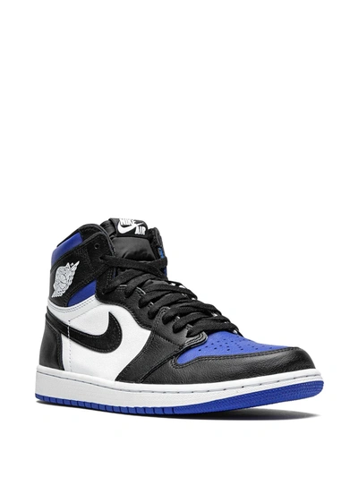 Shop Jordan Air  1 Retro High Og "royal Toe" Sneakers In Black