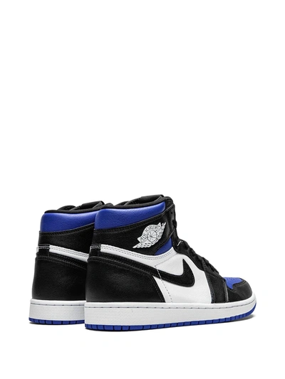 Shop Jordan Air  1 Retro High Og "royal Toe" Sneakers In Black