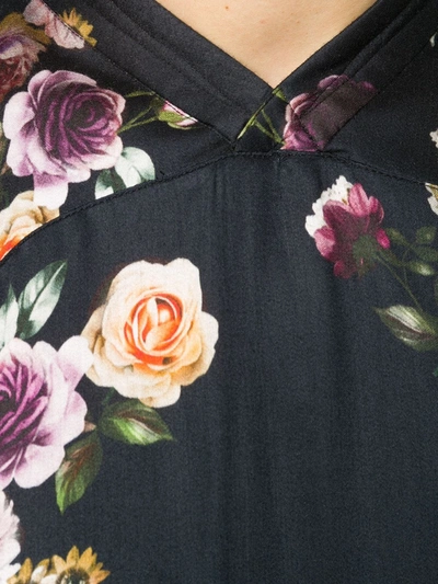 Shop Vivienne Westwood Cocco Floral-print Blouse In Black