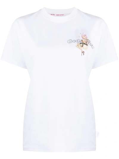 Shop Gcds Licious T-shirt In White