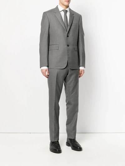 Shop Thom Browne Single-breasted Dinner Suit In Grey