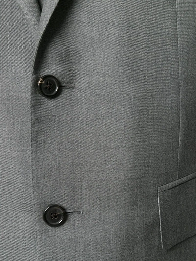 Shop Thom Browne Single-breasted Dinner Suit In Grey