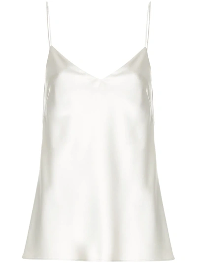 Shop Galvan V-neck Slip Camisole In White