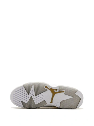 Shop Jordan Air  6 Retro P1nnacle "metallic Gold/white" Sneakers