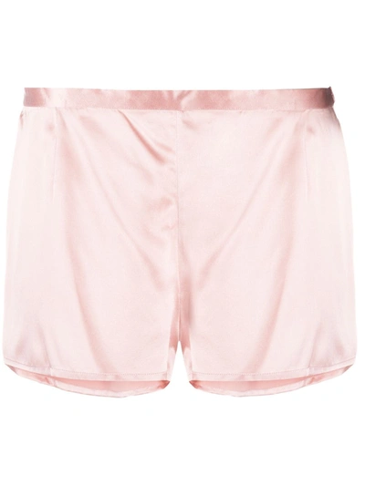 Shop La Perla Elasticated Waist Shorts In Pink