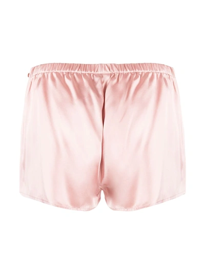 Shop La Perla Elasticated Waist Shorts In Pink