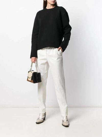 Shop N°21 High Waist Tailored Trousers In White
