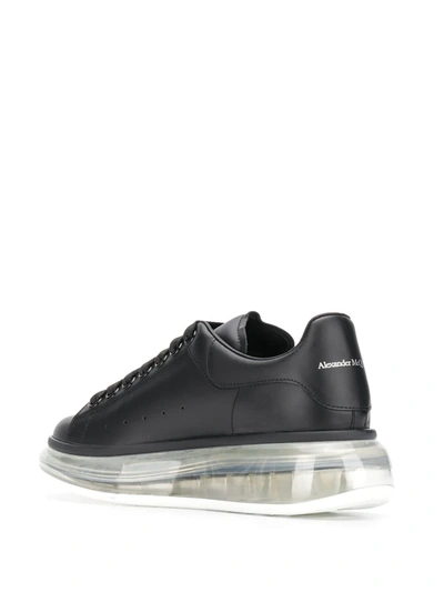 Shop Alexander Mcqueen Oversized Low-top Sneakers In Black