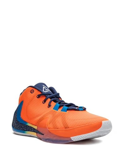 Shop Nike Zoom Freak 1 "antetokounbros" Sneakers In Orange