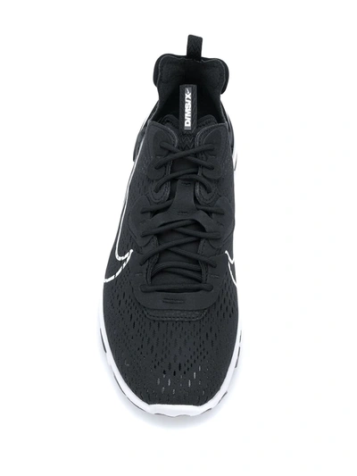 Shop Nike React Vision Sneakers In Black