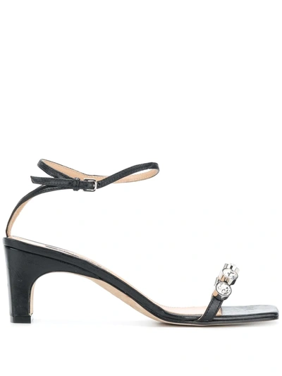 Shop Sergio Rossi Sr1 Sandals In Black