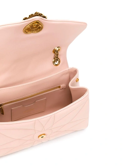 Shop Dolce & Gabbana Embellished Shoulder Bag In Pink
