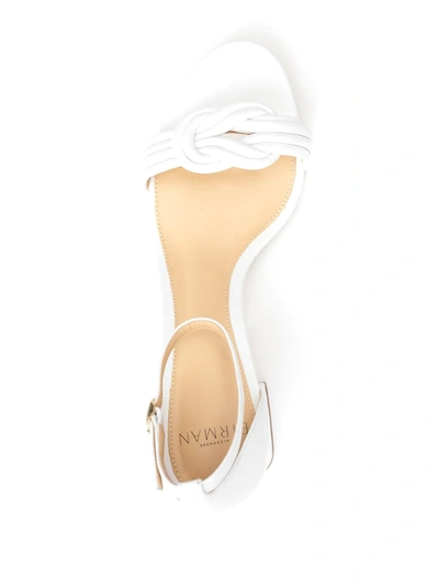 Shop Alexandre Birman Malica 60mm Block Heel Sandals In White