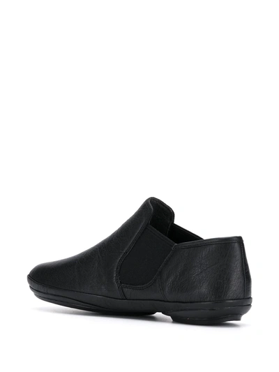Camper Right Leather Loafers In Black