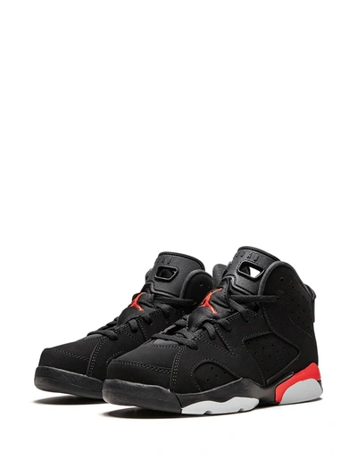 Shop Jordan 6 Retro "infrared" Sneakers In Black