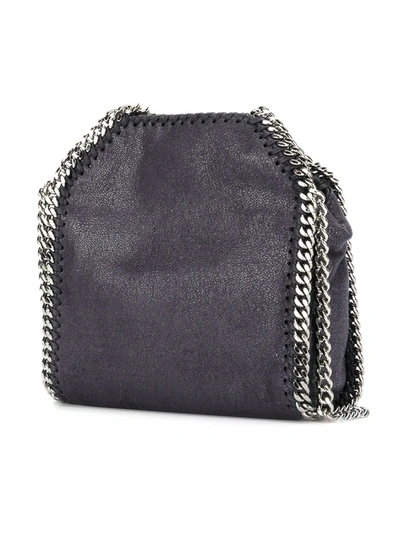 Shop Stella Mccartney Tiny Falabella Tote In Blue