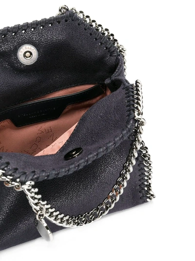 Stella Mccartney Tiny Falabella Tote In Blue