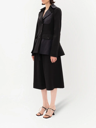 Shop Jw Anderson Tailored Oversized Pocket Jacket In Black