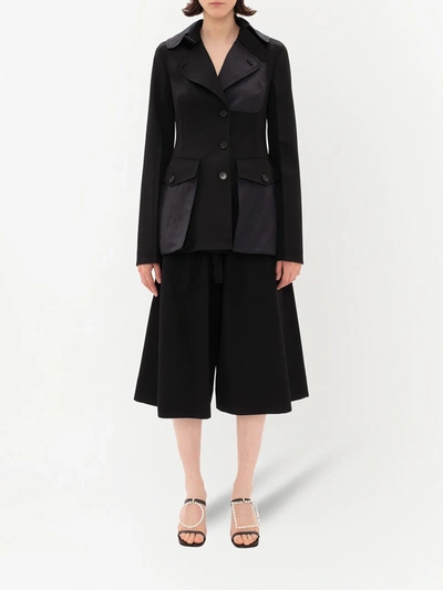 Shop Jw Anderson Tailored Oversized Pocket Jacket In Black